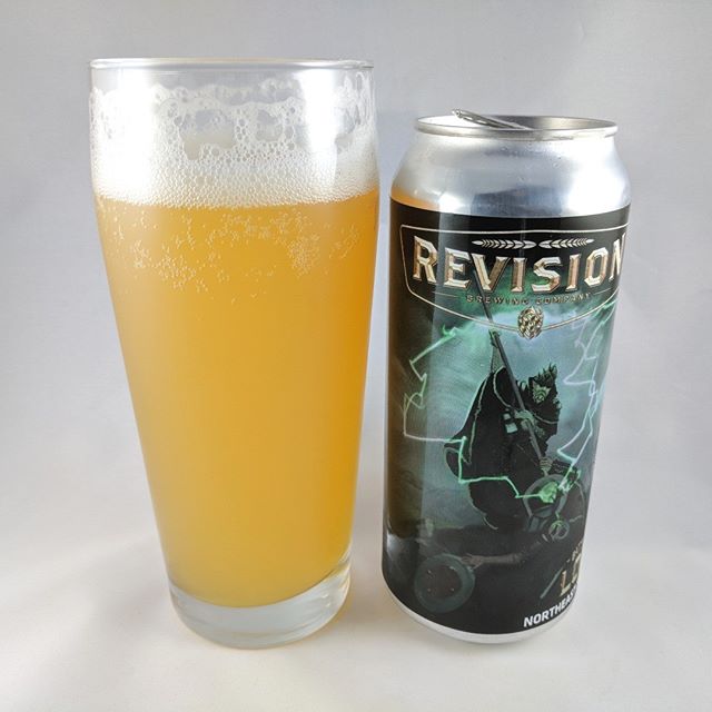 Beer: Battle of the Lords Style: Double IPA ABV: 8.5% IBU: ? Hops: ? ———————————– Brewery: Revision Brewing Company – Sparks, NV Brewery IG: @revisionbrewing ———————————– Rating: 4.25/5 Notes: Awesome color and haze. Smells very citrus and tastes slightly fruity with the passionfruit, pineapple and orange in there. Not tasting the lime much. Doesn’t taste strong at all. Steller beer. I’m looking forward to more from Revision in the future. ———————————– #revisionbrewing #revisionbrewery #dipa #battleofthelords #beer #thebeersbeer #beers #cheers #brewery #brew #beersoftheworld #hophead #hops #microbrew #drinkbeer #instabeer #craftbeer #craftbeernerd #dipa #ipa #ipabeer