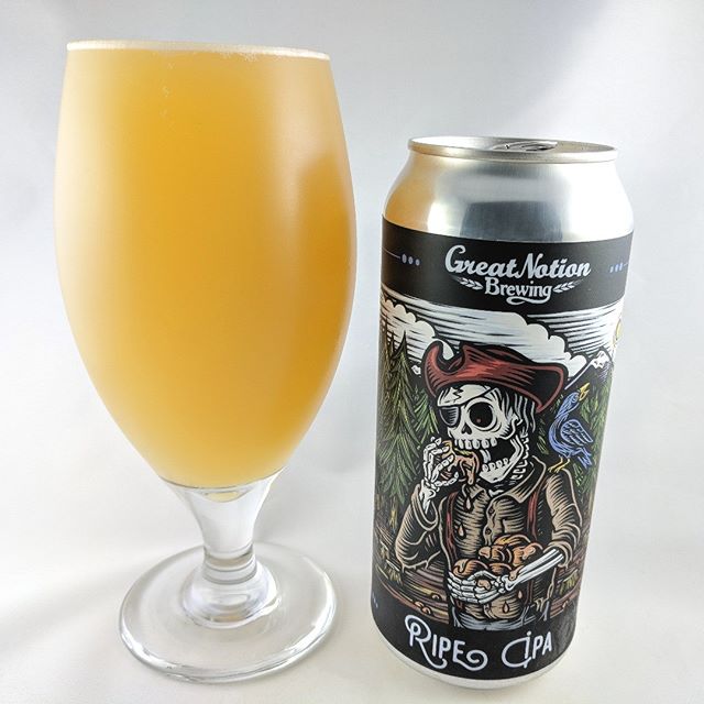 Beer: Ripe IPA Style: IPA ABV: 7% IBU: ? Hops: Citra ———————————– Brewery: Great Notion – Portland, OR Brewery IG: @greatnotionpdx ———————————– Rating: 5/5 Notes: It sounds bad to admit it but this is my first taste of the Ripe. I’ve tried numerous beers of Great Notions at the restaurant, and now in cans, but it was either not on tap or I tasted too many other ones :) I must say that I’ve been missing out. I’m all about Citra hops. This beer is #theshit. My new favorite of Great Notions. Cheers! ———————————– What do you think about the Ripe IPA from Great Notion?