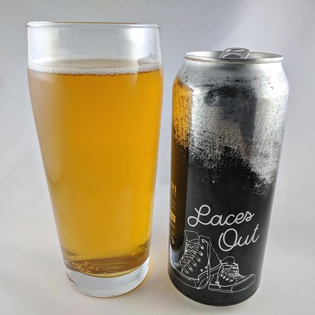 Beer: Laces Out Style: IPA ABV: 7.3% IBU: – Hops: Citra, Simcoe, Chinook ———————————– Brewery: Mumford Brewing – Los Angeles, CA Brewery IG: @mumfordbrewing ———————————– Rating: 3.75/5 Notes: Some kind of yeast in here is making this IPA taste like a German lager. It’s good but it’s certainly a different IPA. Can make out the citra hops in there but overall not too hoppy of a beer. Can Art: Sweet. The reflective can on top and the background is awesome. Made it hard to take a picture but oh well. ———————————– Have you tried this Laces Out? Thoughts?