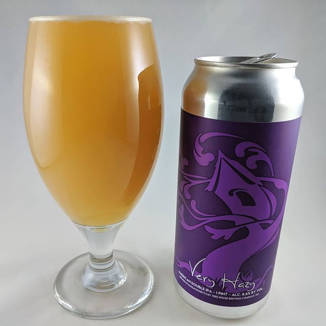 Beer: Very Hazy Style: DIPA ABV: 8.6% IBU: 80 Hops: ? ———————————– Brewery: Tree House Brewing Company – Charlton, MA Brewery IG: @treehousebrewco ———————————- Rating: 4.75/5 Notes: Super good. Big flavor and so drinkable. Notes of pineapple and grapefruit are present but not overpowering. Very drinkable and smooth with a lot of flavor. Can art: Standard Tree House can style. ———————————– What’s your thoughts on this Very Hazy? ———————————– Shout out to @abeerhasnoname for the hook up!