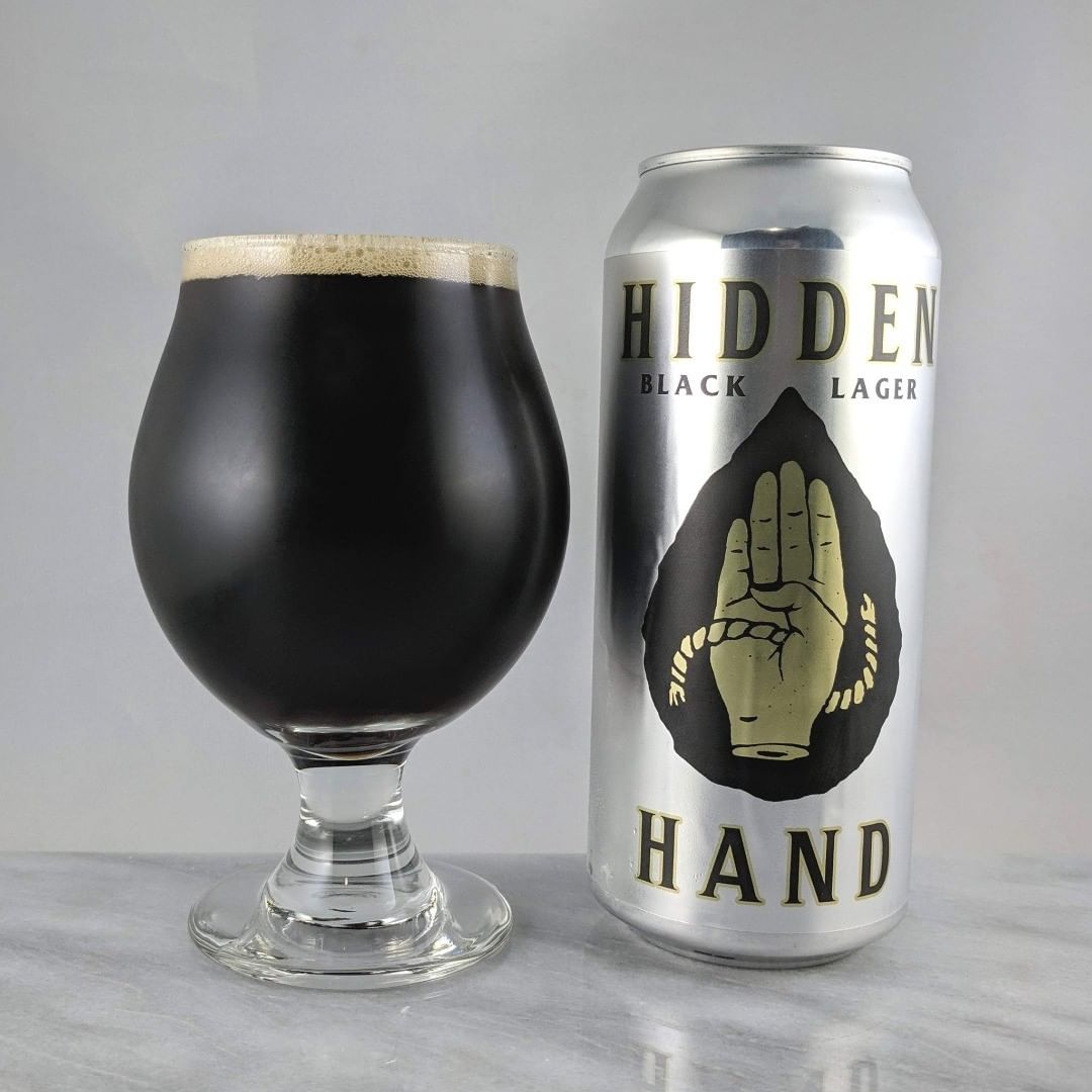 Beer: Hidden Hand
Style: Schwarzbier
ABV: 5.7%
IBU: 30
Hops: ?
———————————–
Brewery: Wayfinder Beer – Portland, OR
Brewery IG: @wayfinderbeer
———————————–
Rating: 4/5
Notes: Good deal. I gave mixed feelings usually on black lagers / CDAs but this is solid. Lots of malt flavor, easily drinkable, and roasty taste. 
Can art: Cool. Not crazy but simple and clean. Liking the silver cans.
Drinkage: Fresh fresh. Day of canning. ———————————–