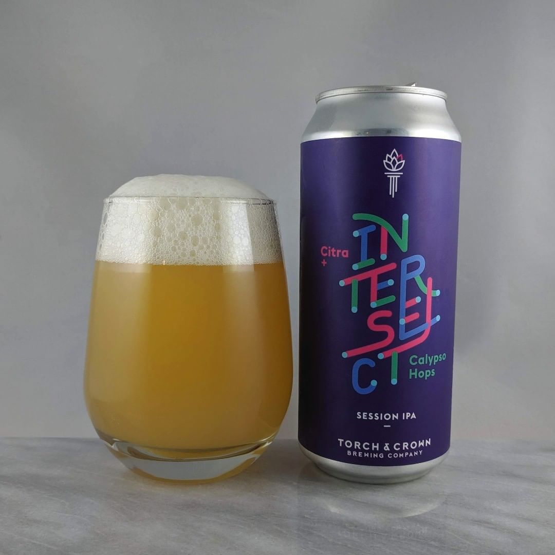 Beer: Intersect: Citra + Calypso
Style: IPA
ABV: 5.1%
IBU: –
Hops: Citra and Calypso
———————————–
Brewery: Torch & Crown Brewing – Manhattan, NY
Brewery IG: @torchcrownbeer
———————————–
Rating: 4/5
Notes: Easy drinking is the name if the game here. Very smooth, no bitterness and very crushable.
Can art: Nice neon’ish type design.
Drinkage: No date on can.
———————————–