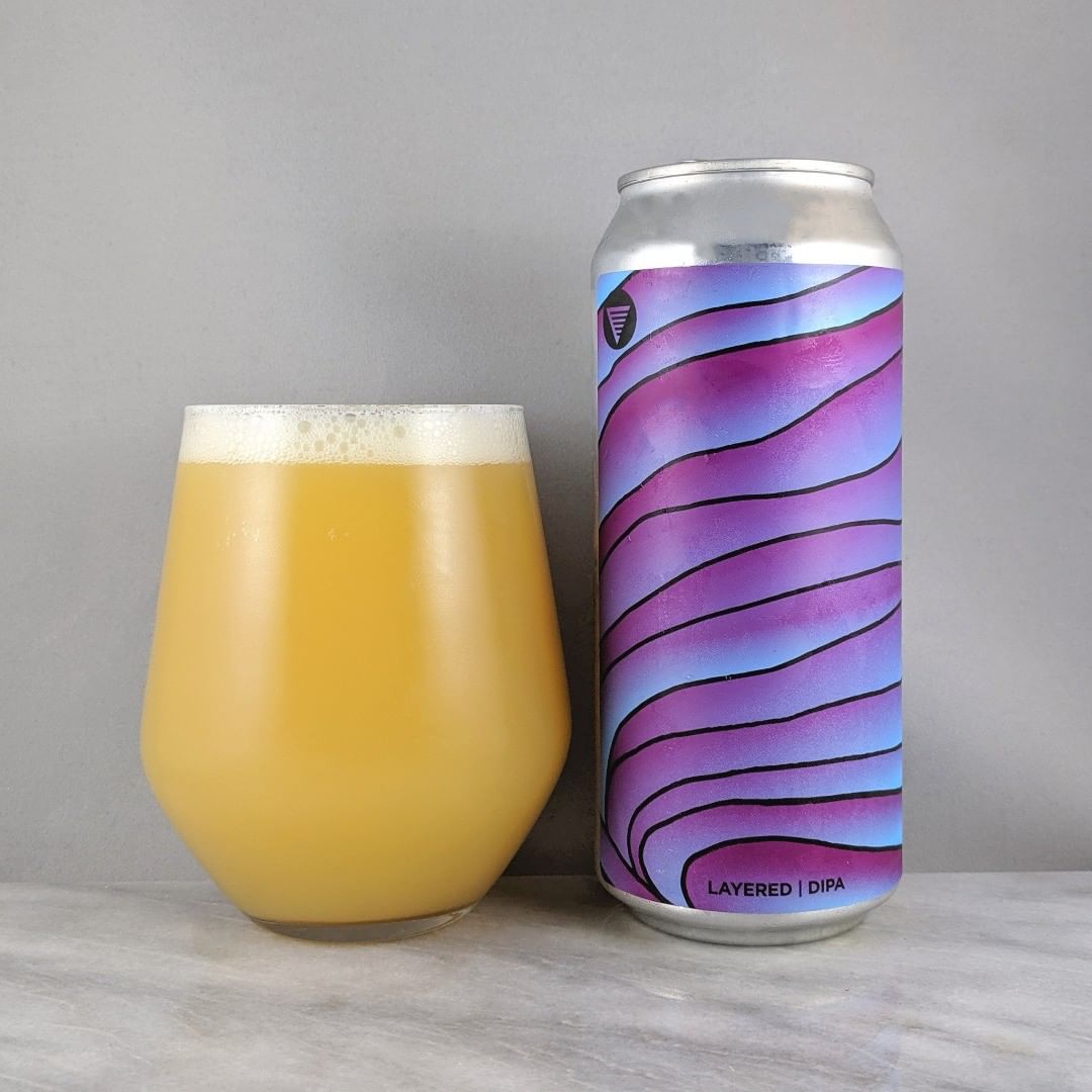 ????: Layered
?????: DIPA
???: 9.1%
???: –
????: Waimea and Columbus
———————————–
???????: HOMES Brewery – Ann Arbor, MI
??????? ??: @homesbrewery
———————————–
??????: 4/?
?????: A nice solid hazy IPA with some good flavor. Some hoppiness in the tail. Great first beer I’ve reviewed from HOMES.
??? ???: Sweet design to go with the name. 
????????: 14 days after date on can