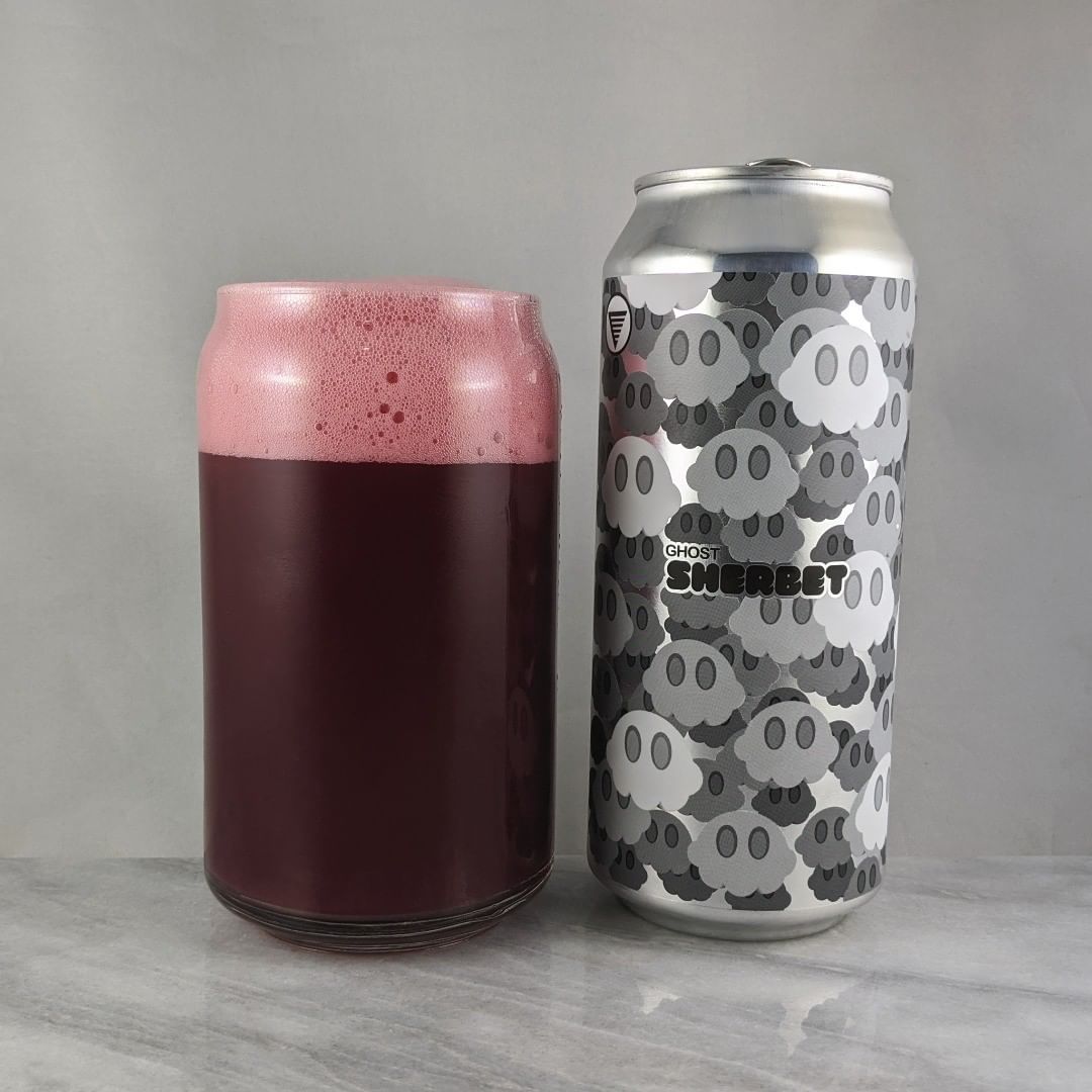 ????: Ghost Sherbet
?????: Sour
???: 6.6%
???: –
????: –
———————————–
???????: HOMES Brewery – Ann Arbor, MI
??????? ??: @homesbrewery
———————————–
??????: 4/?
?????: Lots of fruit flavors that for me has mostly raspberry going on in there. Not too sweet and pretty thick. Not too tart. 
??? ???: Digging the ghosts and pattern. 
????????: Can’t fully read the date but I think it’s around 21 days old.