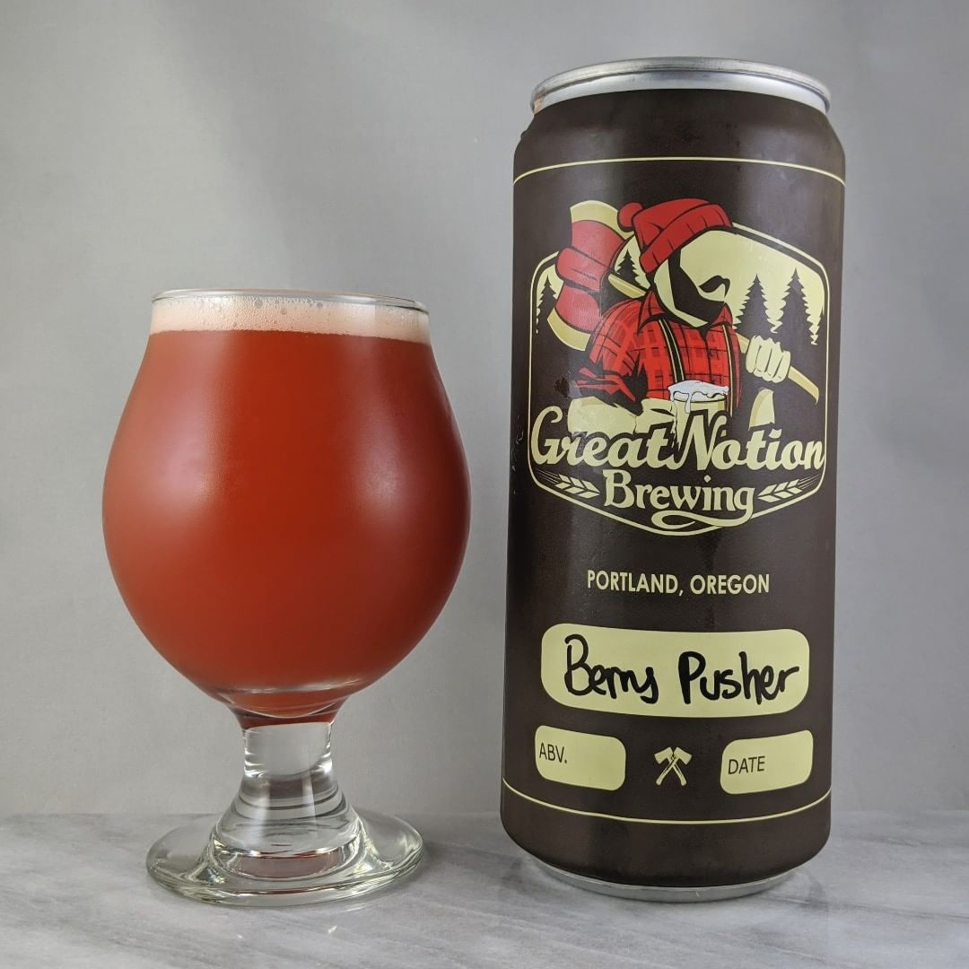 ????: Berry Pusher
?????: Fruit/Sour
???: 5.5%
???: –
????: –
———————————–
???????: Great Notion Brewing – Portland, OR
??????? ??: @greatnotionpdx
———————————–
??????: 4.5/?
?????: This is similar to blueberry muffins with strawberry flavor in there. Some sour and tartness. Sweet. Fruity. If you like blueberry muffins you’ll like this one. 
??? ???: Standard Great Notion crowler.
????????: Same day as canned.