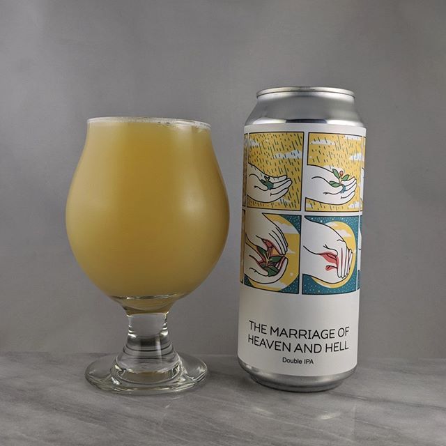 ????: The Marriage of Heaven and Hell
?????: DIPA
???: 8%
???: –
????: Citra, Galaxy, Belma
———————————–
???????: Hudson Valley Brewing – Beacon, NY and Root + Branch Brewing – Copiague, NY
??????? ??: @hudsonvalleybrewery and @rootandbranchbrewing
———————————–
??????: 3/?
?????: Nope. Not for me. Bitter and just can’t get into it. Was really looking forward to this one. Looking forward to other collabs with Root and Brank and Hudson Valley. Update: I did see others review it recently and they thought it was much better with some time on it so I’ll try another can I have later to see if it’s evened out a bit.
??? ???: Very interesting comic strip message.
????????: 1 month after date on can.