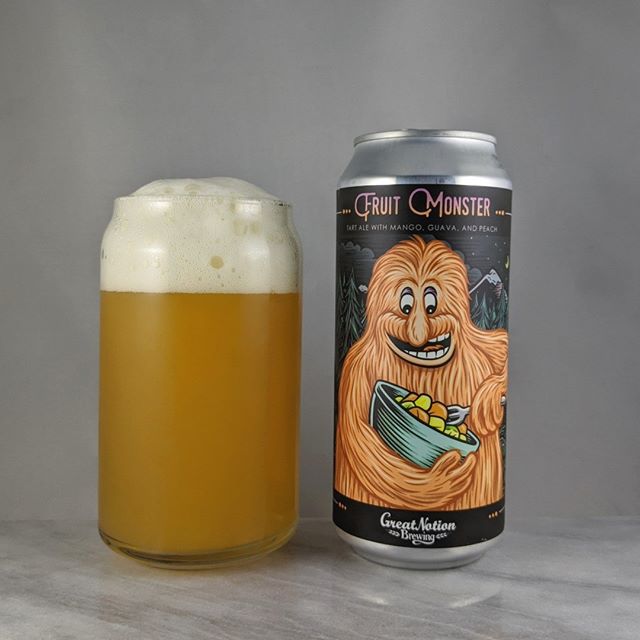 ????: Fruit Monster Peach
?????: Fruit/Sour
???: 6%
???: –
????: –
———————————–
???????: Great Notion Brewing – Portland, OR
??????? ??: @greatnotionpdx
———————————–
??????: 4.25/?
?????: Fruity and very flavorful. Peach sticks out the most for me and I’m ok with that. I’m all about peach so I’m happy. Sweet and slightly tart. Not hoppy or bitter. 
??? ???: Standard fruit monster can but still nice art work from @timberps 
????????: 6 days after date on can.